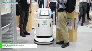 [国際モダンホスピタルショウ2024] 純国産 屋内汎用移動ロボットBUDDY – アズワン株式会社