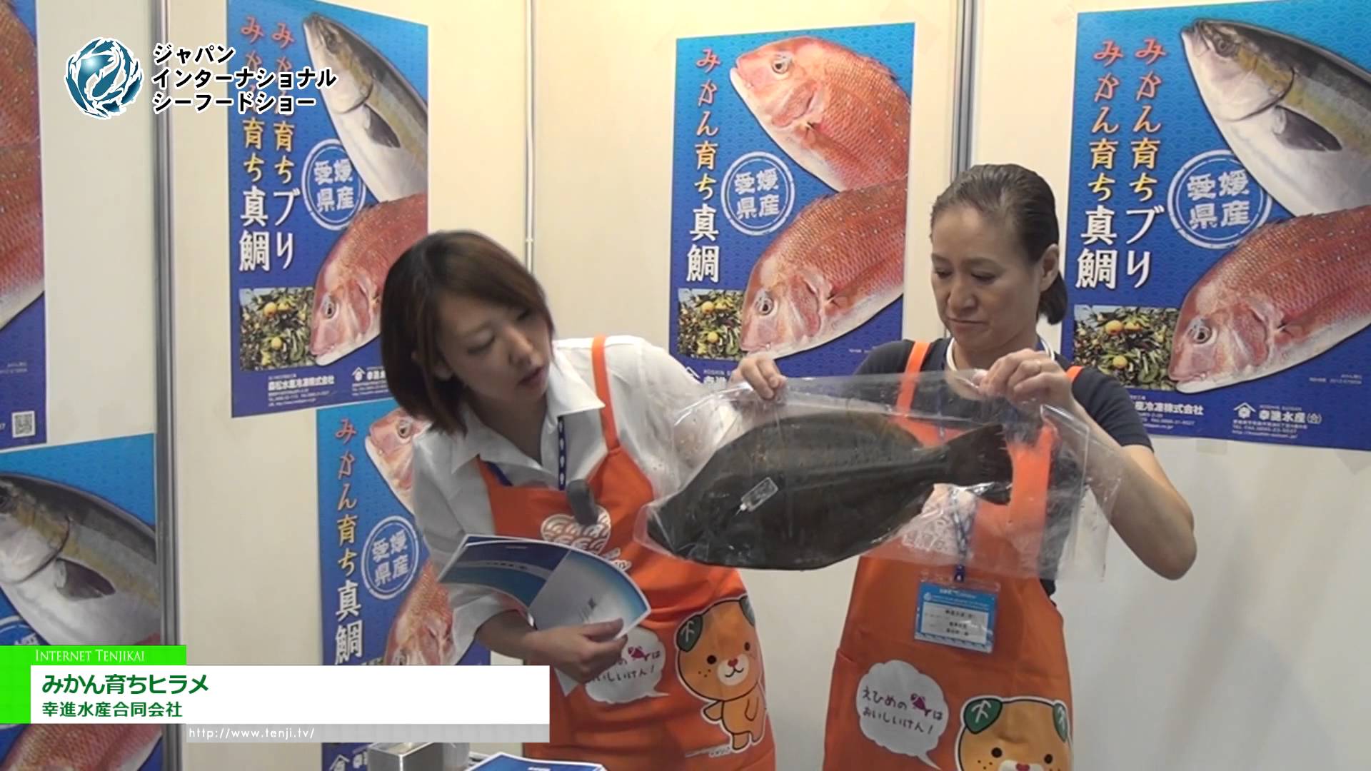 [ジャパン・インターナショナル・シーフードショー 2015] みかん育ちヒラメ –  幸進水産合同会社