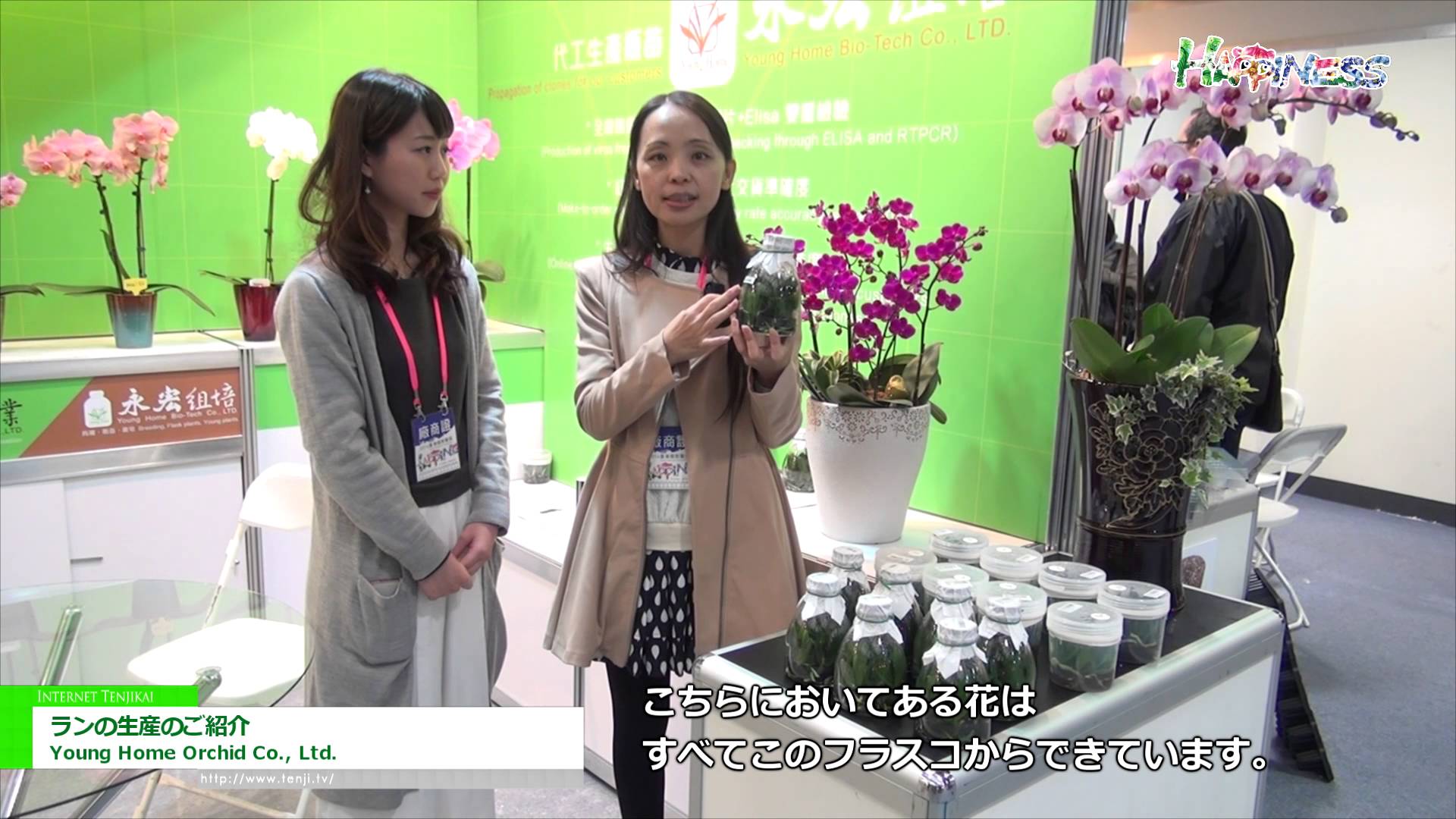 [2016台湾国際らん展] ランの生産のご紹介 – Young Home Orchid Co., Ltd.