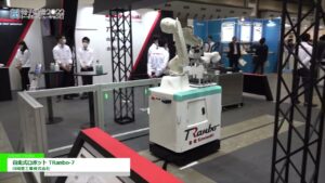 [電子機器トータルソリューション展 2022] 自走式ロボット TRanbo-7 – 川崎重工業株式会社