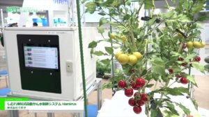 [施設園芸・植物工場展 2022  (GPEC 2022)] しおれ検知式自動かん水制御システム Hamirus – 株式会社クボタ