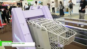 [JFEX SUMMER (第4回 国際 食品・飲料商談Week) 2024] ショッピングカート除菌ロボットNWK-7000 – 株式会社深沢製作所