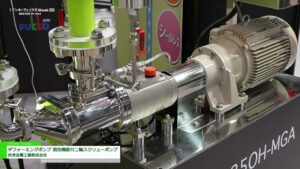[第25回 インターフェックス Week 東京] デフォーミングポンプ 脱泡機能付二軸スクリューポンプ – 伏虎金属工業株式会社