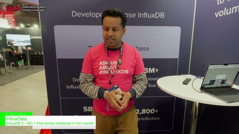 [WeAreDevelopers World Congress 2025] InfluxData “InfluxDB 3” – NO.1 time series database in the market