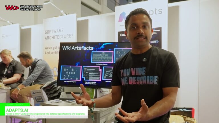 [WeAreDevelopers World Congress 2025] ADAPTS AI – “Code to Wiki” Intelligent, high-fidelity code explanation
