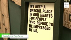 [London Stationery Show 2024] Paper Frames – Pop-Up Frames