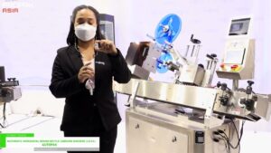 [ProPak Asia 2022] Automatic Horizontal Round Bottle Labeling Machine (LH-X1) – Autopak