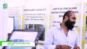 [Delhi Water Expo 2023] Zincalume Water Storage Tank – BEN & GAWS