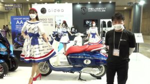 [東京モーターサイクルショー 2022] ジャンゴ 125 トリコロール ABS – PEUGEOT MOTOCYCLES