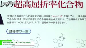[高機能素材Week 2021] 超高屈折率化合物「ジナフトチオフェン誘導体」 – スガイ化学工業株式会社
