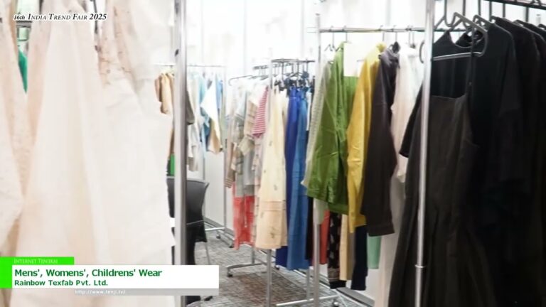 [第16回インドトレンドフェア東京2025] Mens’, Womens’, Childrens’ Wear – Rainbow Texfab Pvt. Ltd.
